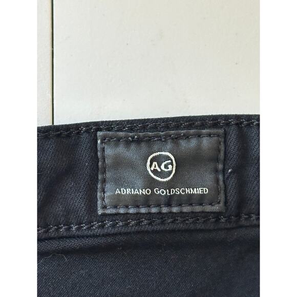 AG Adriano Goldschmied The Legging Ankle Super Skinny Black Jeans Casual 29 - Picture 3 of 9